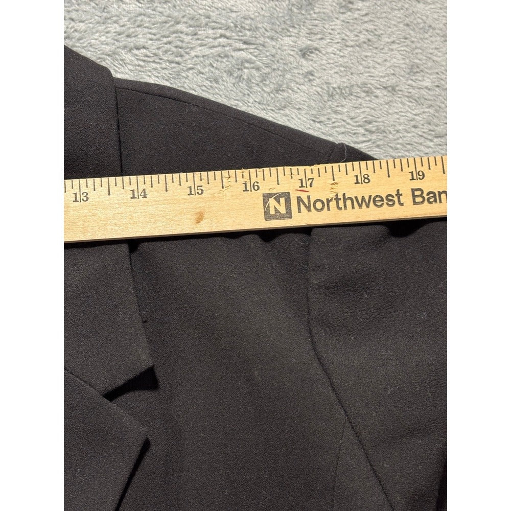 Kensie XXL Black Womens Blazer Jacket Professional Casual Plus Size