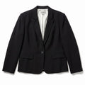 Kasper 18 Black Womens Blazer Jacket Preppy Casual Business Professional