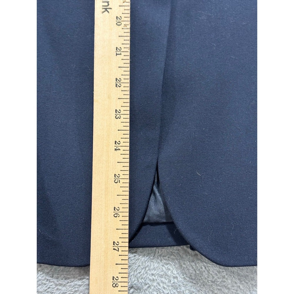 J.Crew L Navy Blue Blazer Womens Professional Casual Career Coat