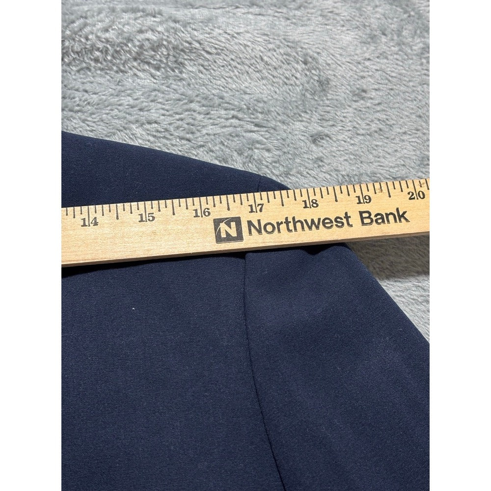 J.Crew L Navy Blue Blazer Womens Professional Casual Career Coat