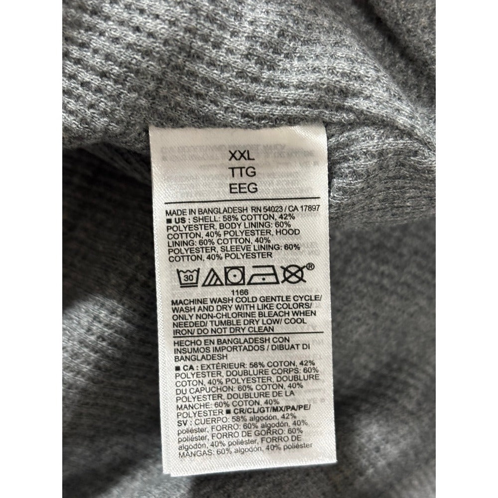 Old Navy XXL Gray Womens Hoodie Pullover Cozy Lined Athleisure Casual Sweatshirt