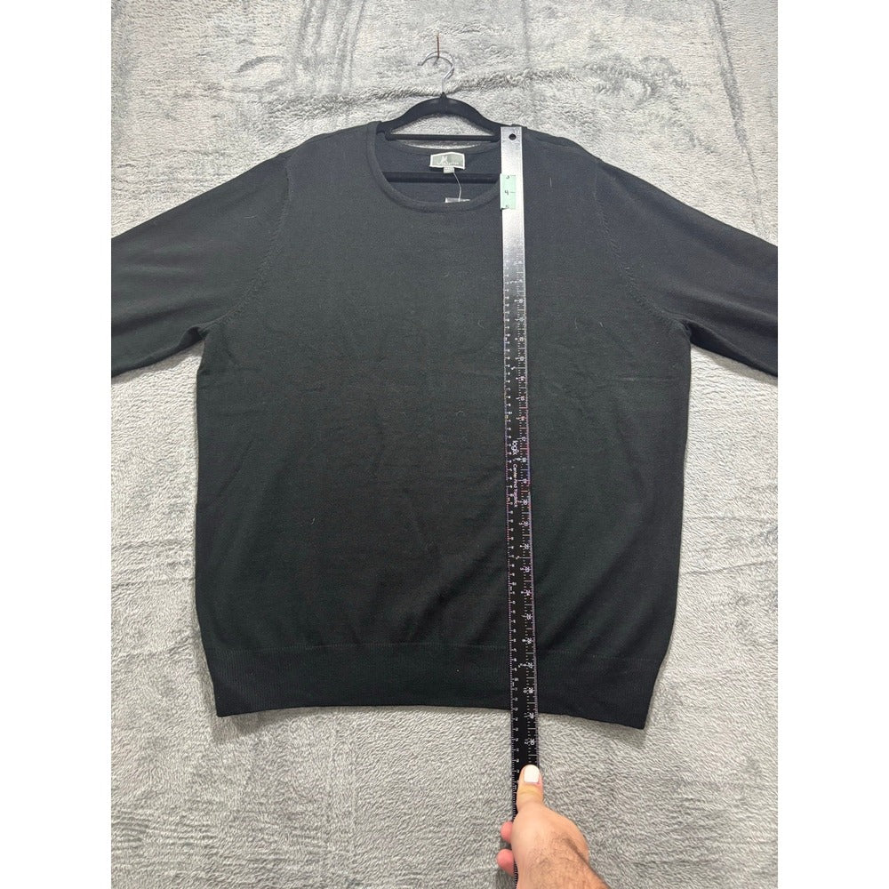 JM Collection XXL Black Crewneck Sweater NWT Cozy Preppy