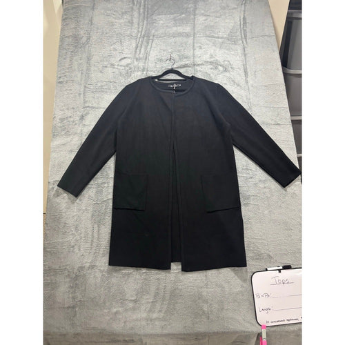 ANRABESS Women's Black Duster Cardigan Size XXL, photo 2 of 9