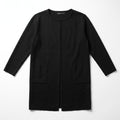 ANRABESS 2XL Black Long Duster Open Front Cardigan NWT Boho