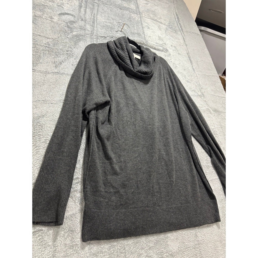 LOFT XXL Gray Cowl Neck Sweater Womens Cozy Casual Boho