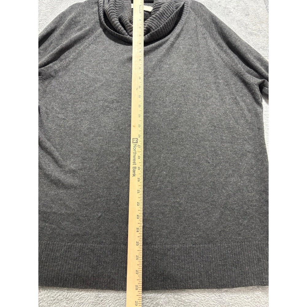 LOFT XXL Gray Cowl Neck Sweater Womens Cozy Casual Boho