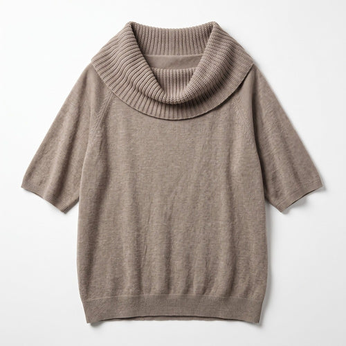 Ann Taylor LOFT Women's Taupe Poncho Sweater Size XL