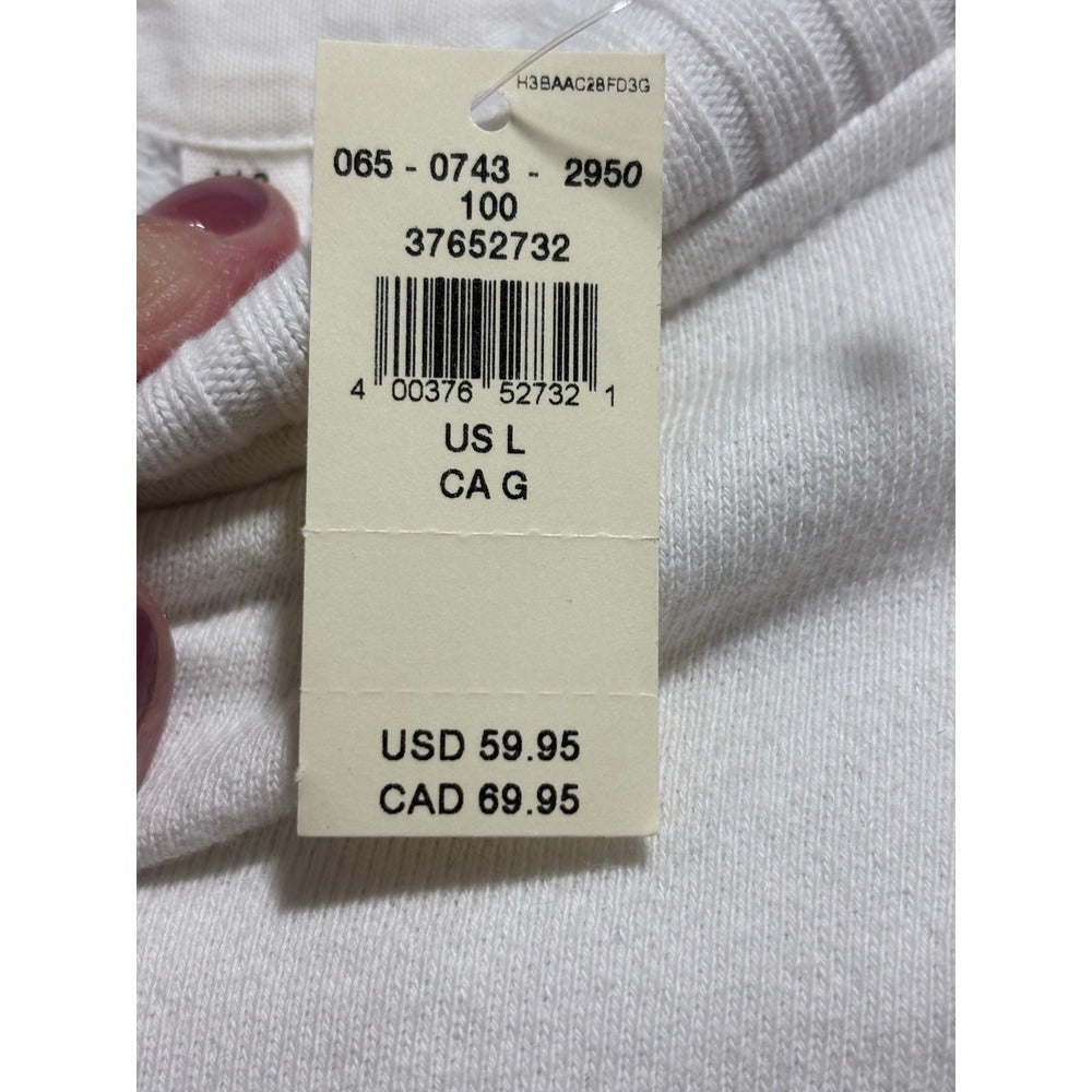 Aerie L White Crewneck Sweatshirt Womens Athleisure Cozy