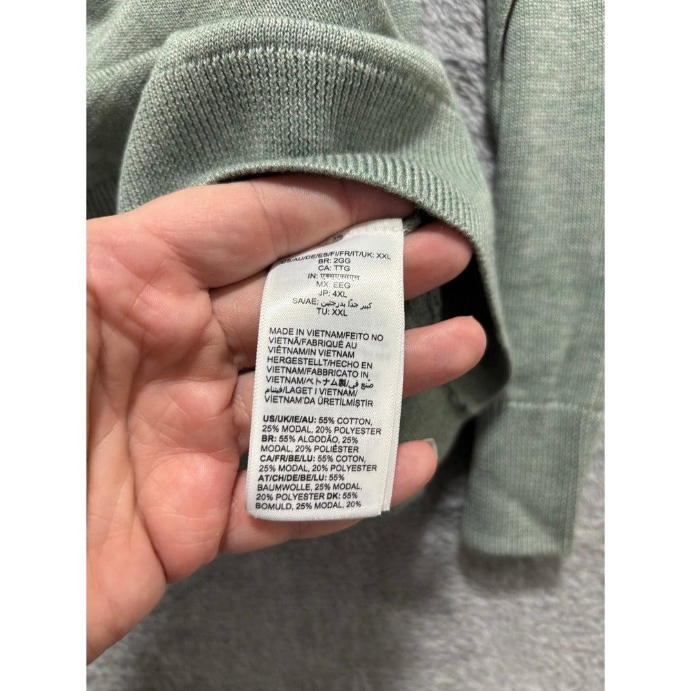 Amazon Essentials XXL Womens Sage Green V-Neck Sweater Casual Cozy Pullover