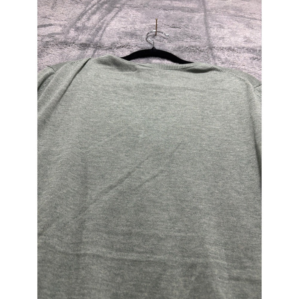 Amazon Essentials XXL Womens Sage Green V-Neck Sweater Casual Cozy Pullover