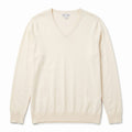 Amazon Essentials XXL Cream V-Neck Sweater Womens Casual Cozy Boho