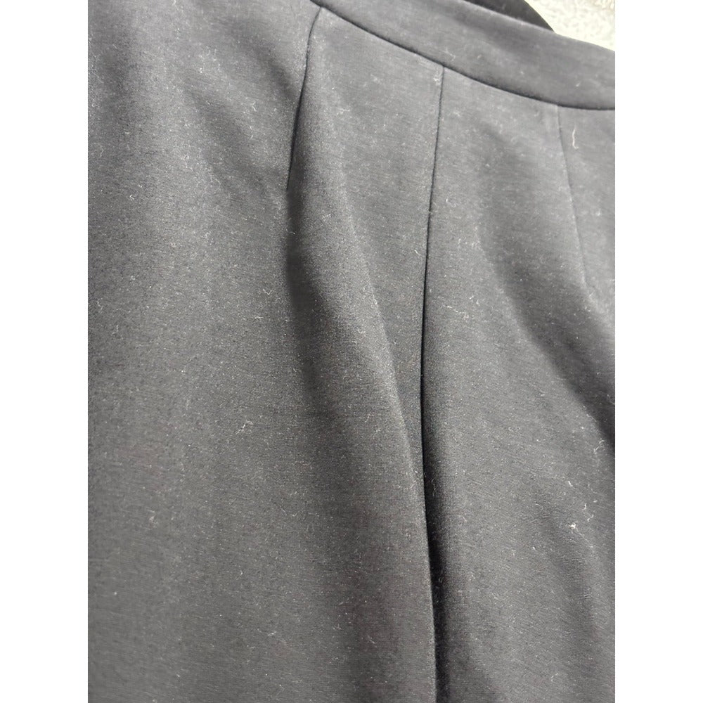 Spanx L Classic Black Womens Perf Collarless Blazer Casual Preppy