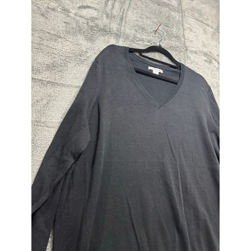 Amazon Essentials XXL Black V-Neck Sweater Womens Casual Cozy Plus Size