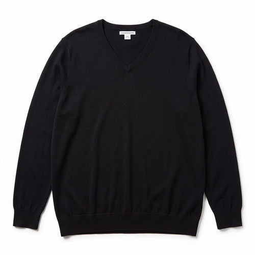 Amazon Essentials Women's Black V-Neck Sweater XXL