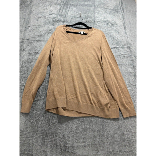 Amazon Essentials Women's Camel V-Neck Sweater XXL, photo 2 of 8