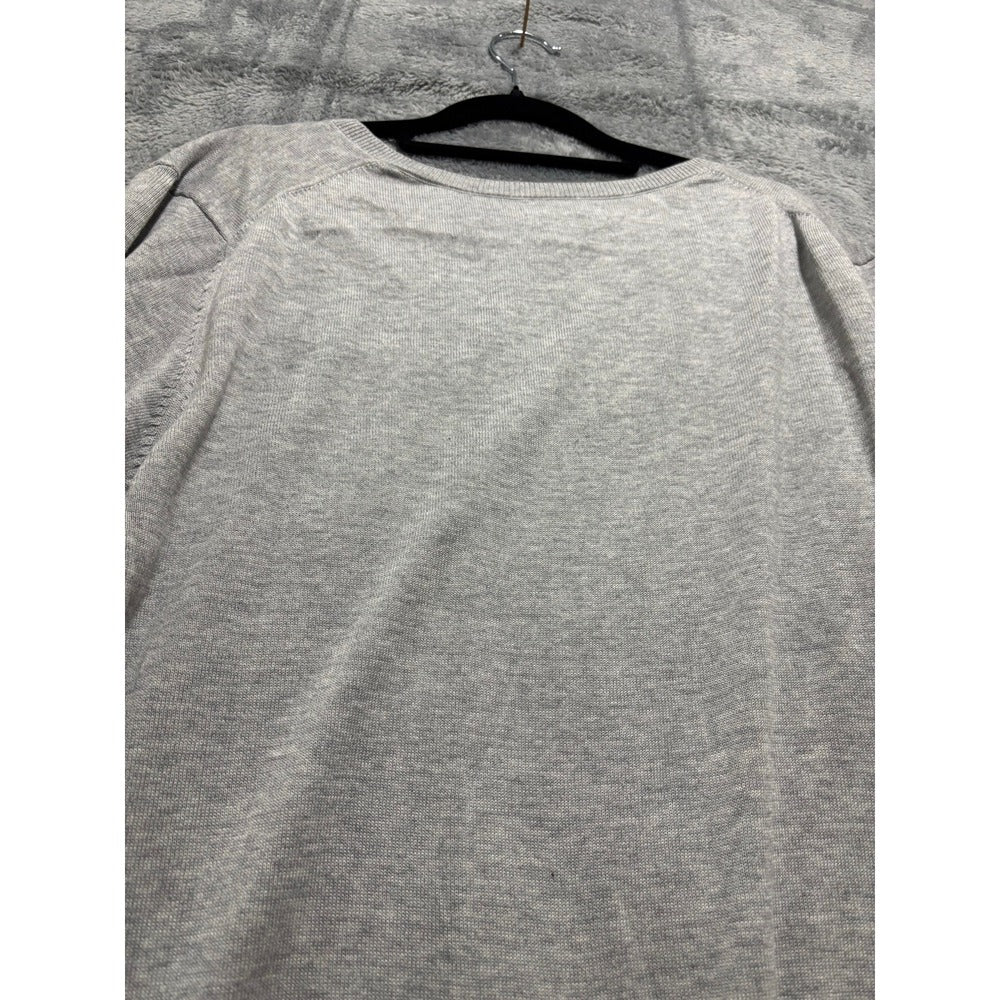 Amazon Essentials XXL Gray Womens V-Neck Sweater Casual Cozy Pullover