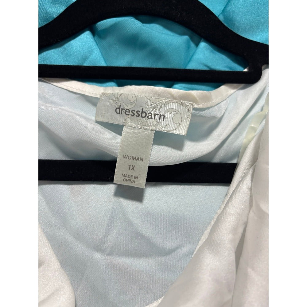 Dressbarn 1X Womens Blue White Pink Tank Top Bundle 3 Pack Casual Preppy Boho