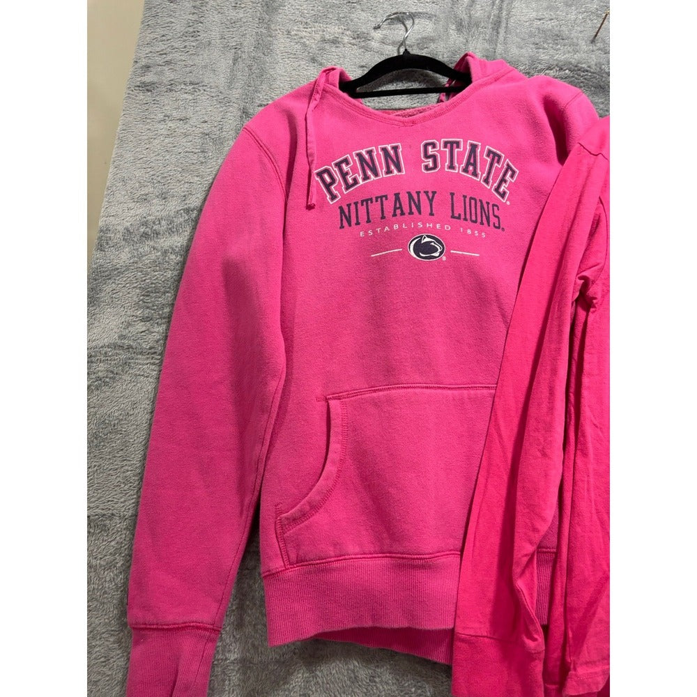 Penn State Nittany Lions Pink Hoodie Womens XL & Youth XL Tee Bundle Casual