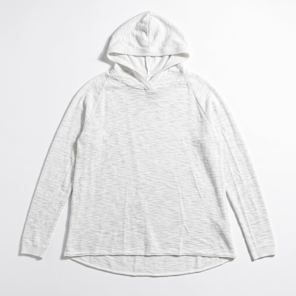 Daily Ritual XXL White Hooded Top Womens Cozy Casual Pullover Sweater Boho