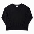 Old Navy L Black V-Neck Pullover Sweater Womens Casual Cozy Boho