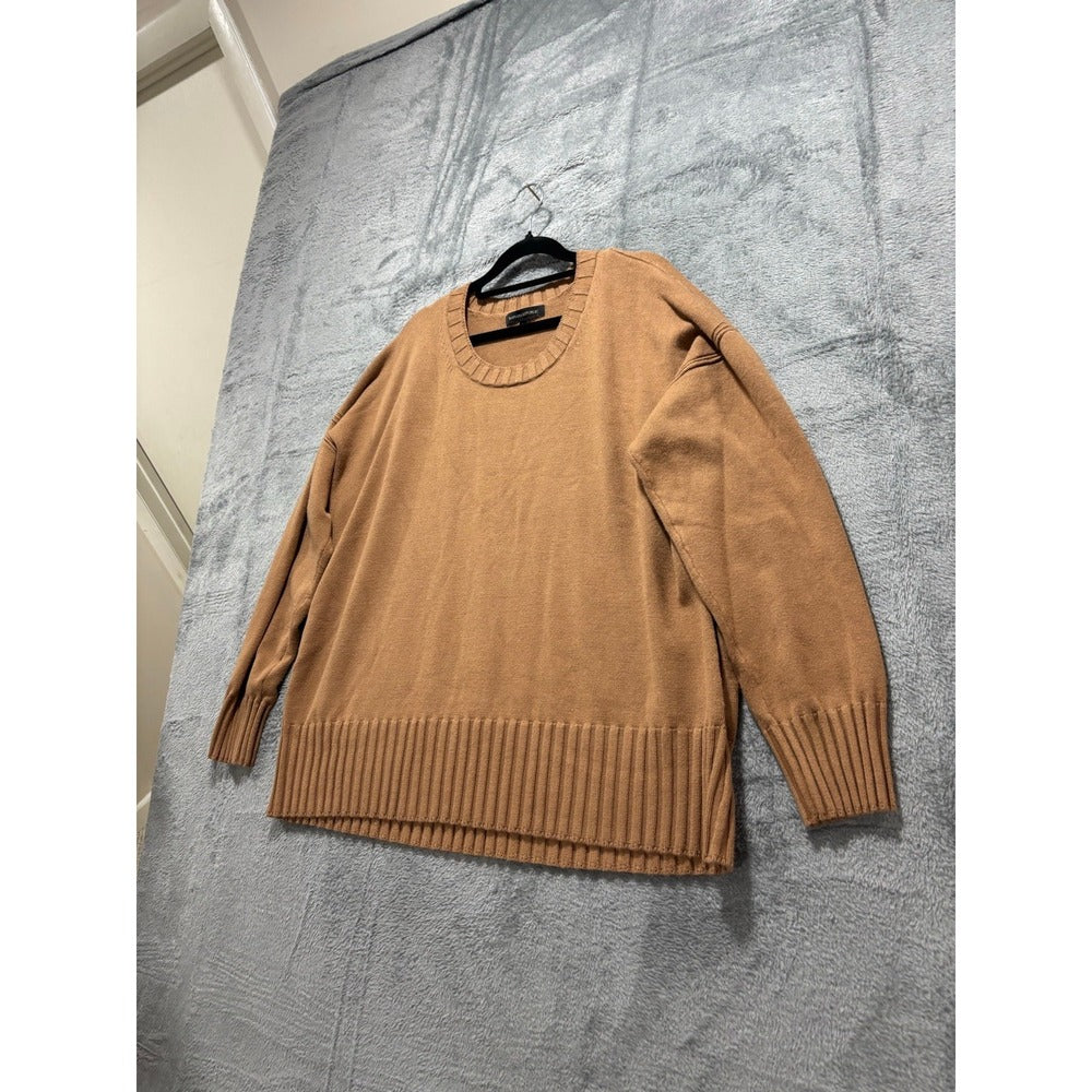 Banana Republic XL Camel Womens Crewneck Sweater Oversized Casual Cozy