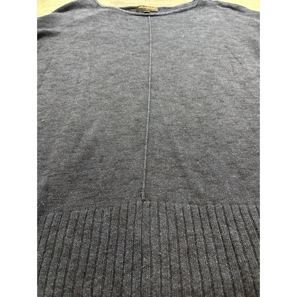 Banana Republic XL Womens Navy Blue Linen Blend Pullover Sweater Casual Boho