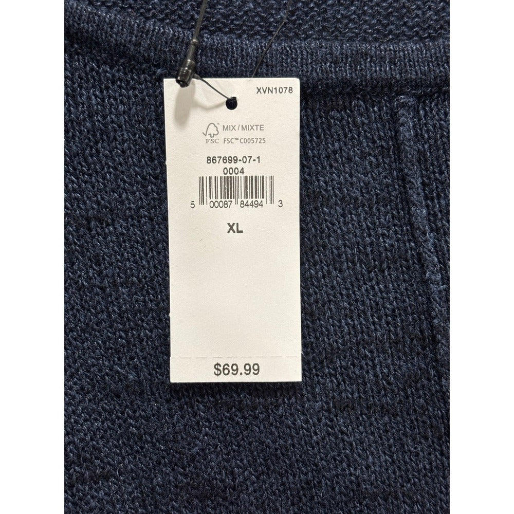 Banana Republic XL Navy Womens NWT Pullover Sweater Cozy Knit Top