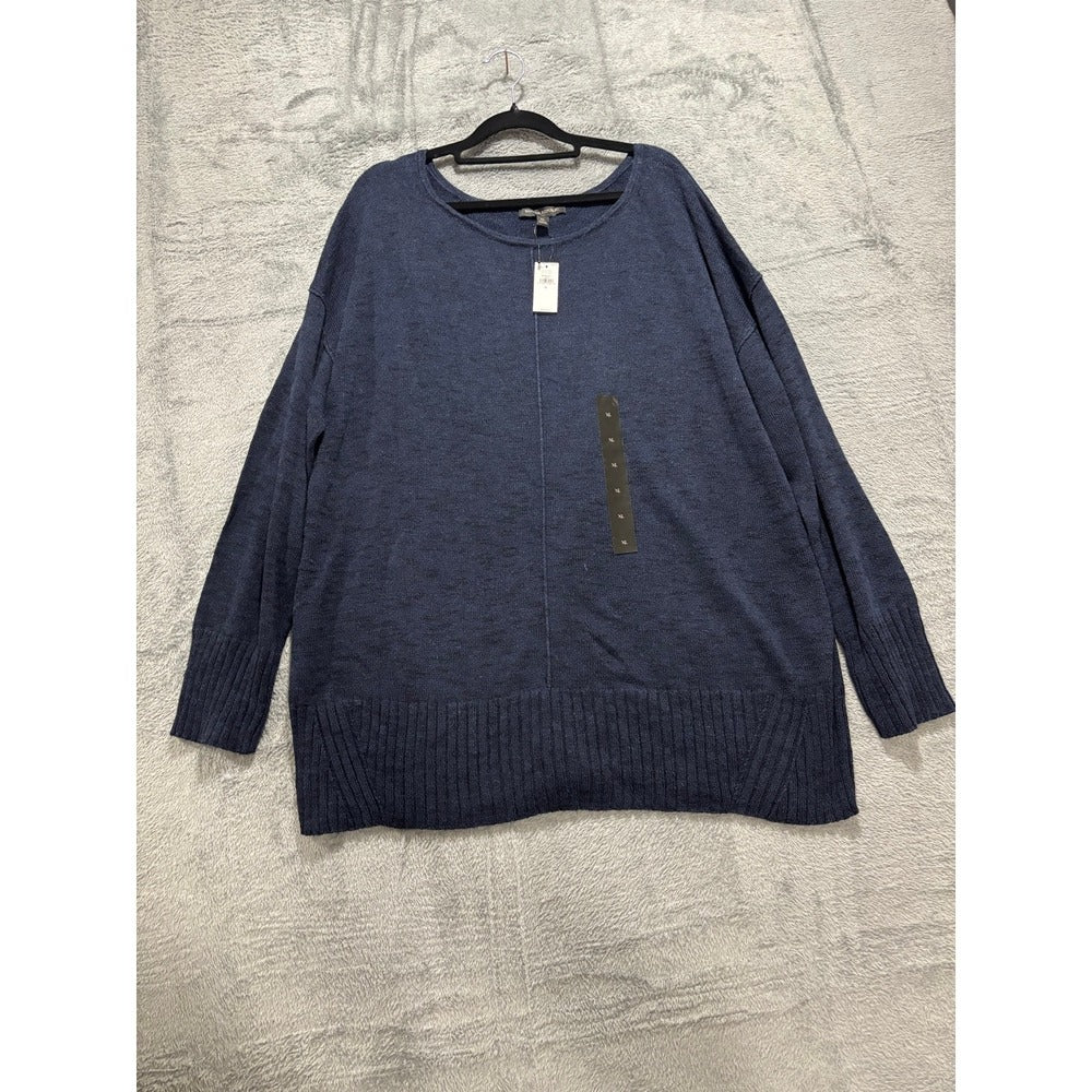 Banana Republic XL Navy Womens NWT Pullover Sweater Cozy Knit Top