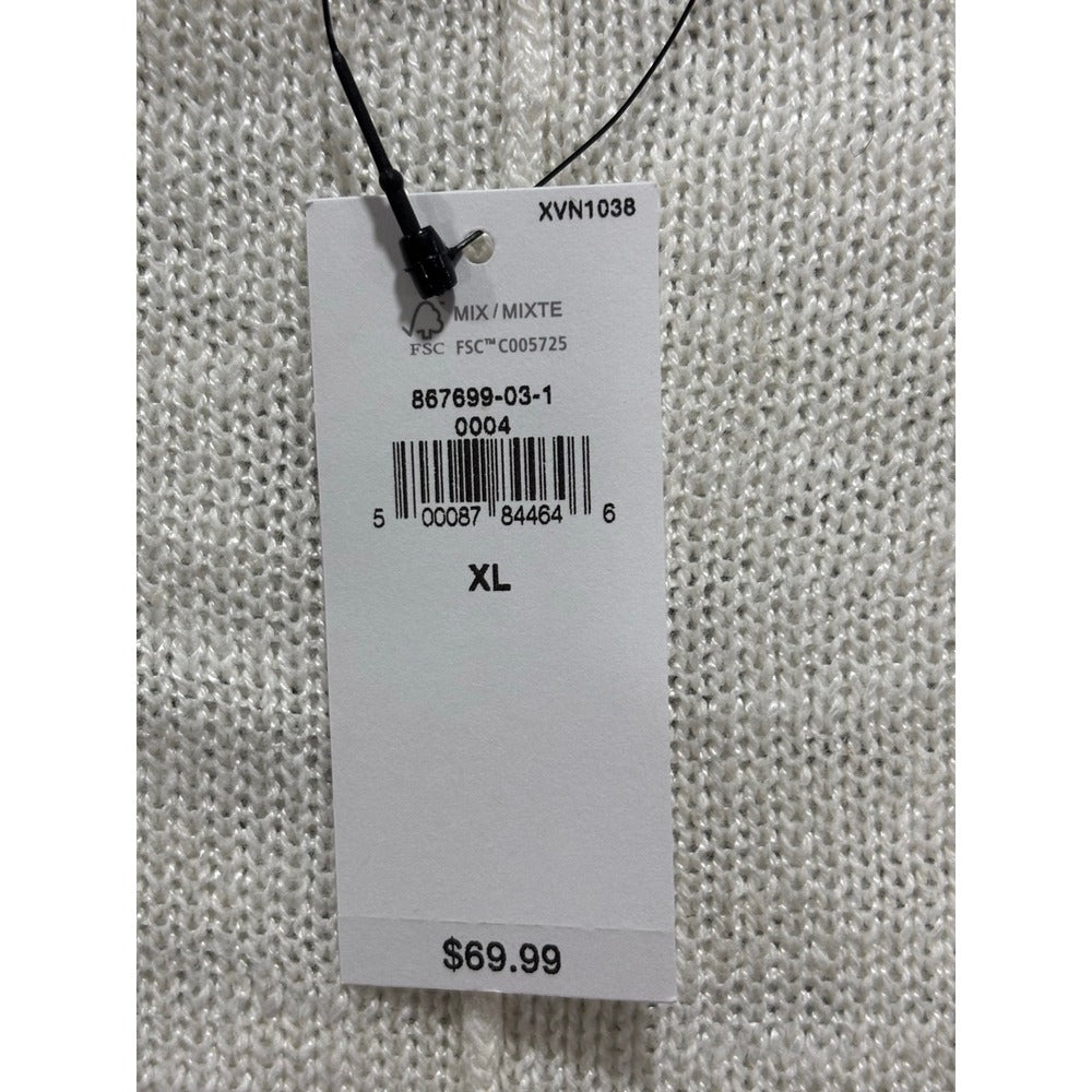 Banana Republic XL Ivory Womens NWT Sweater Cozy Knit Pullover