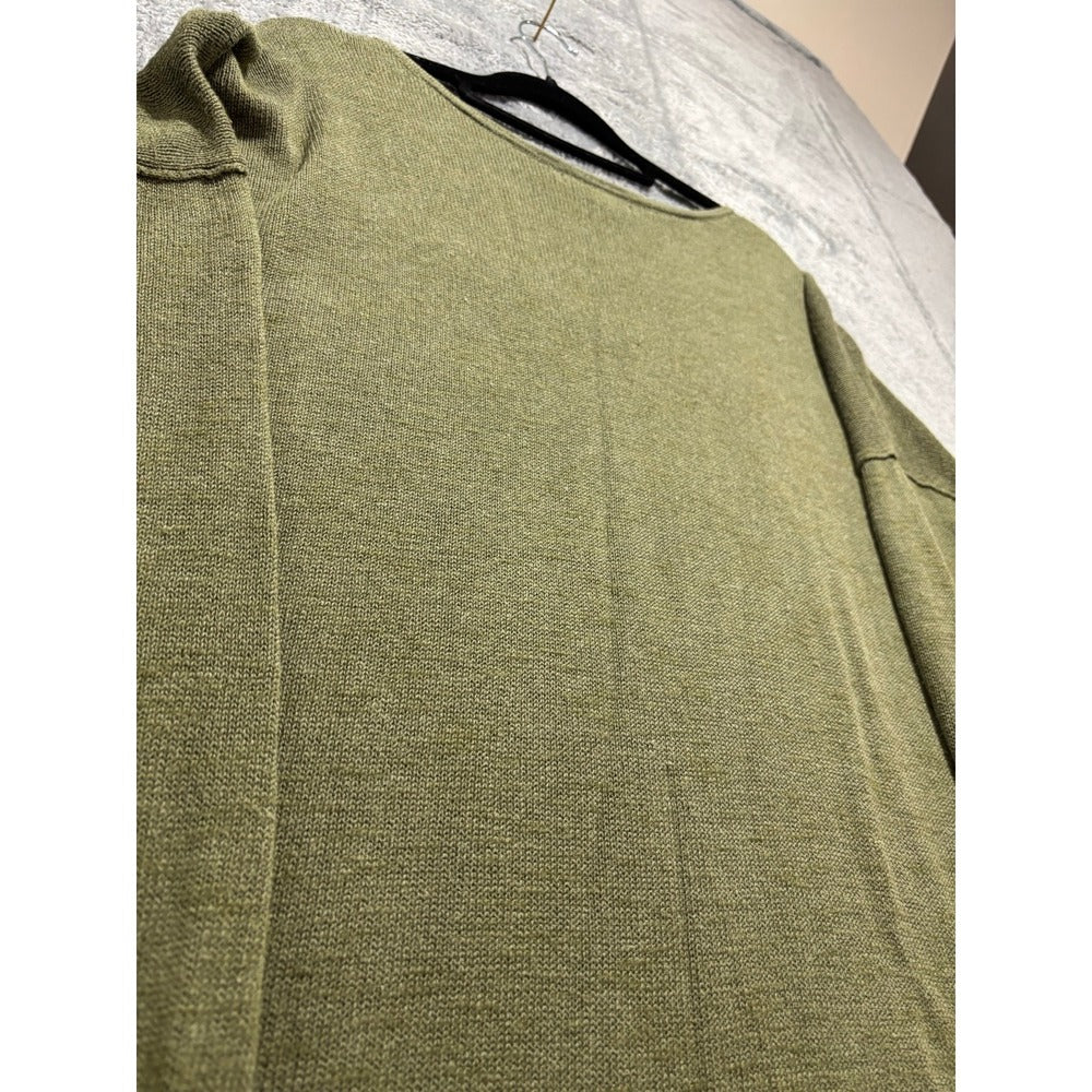 Banana Republic XL Olive Green Womens Sweater Casual Cozy Boho Pullover