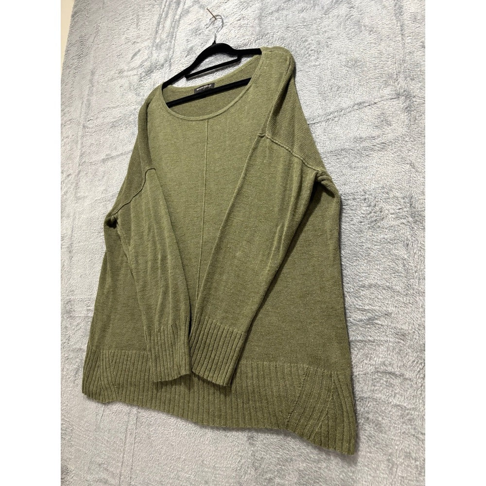 Banana Republic XL Olive Green Womens Sweater Casual Cozy Boho Pullover