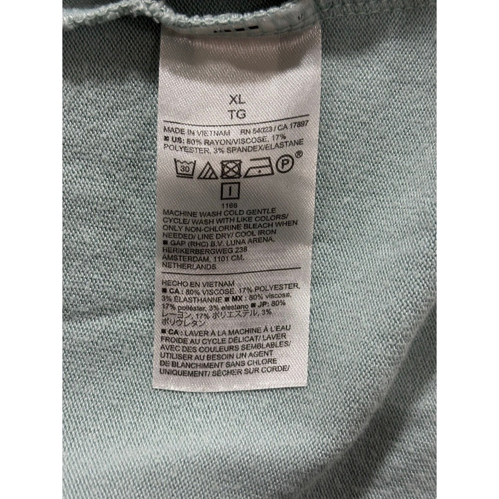 Banana Republic XL Womens Soft Luxe Mint Green Turtleneck