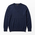 Banana Republic Womens XXL Navy Blue Premium Luxe V-Neck Sweater Cozy