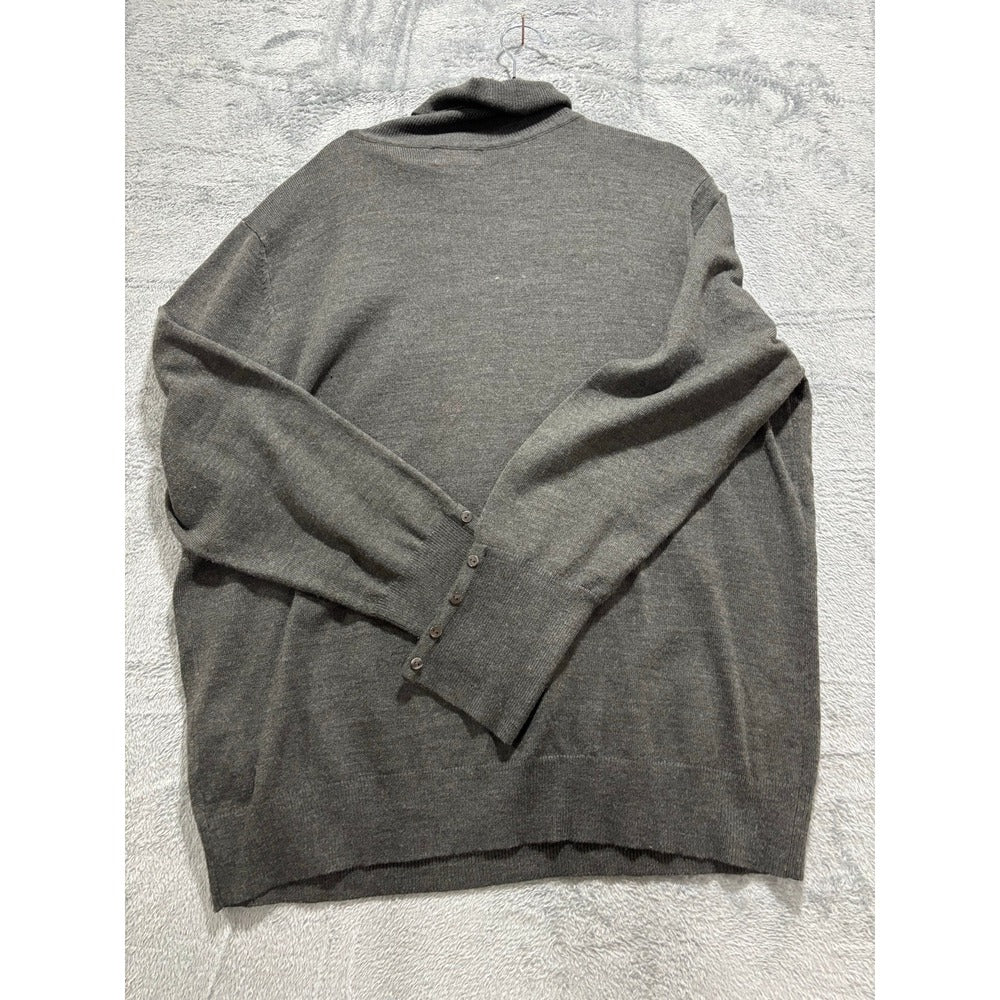 JM Collection XXL Gray Turtleneck Sweater Womens Cowl Neck Cozy Casual
