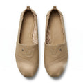 Mad Love Womens 10 Tan Canvas Slip On Flats NWT Boho Casual Shoes