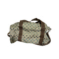 American Eagle Outfitters OS Tan Duffel Bag Eagle Print Ripstop Casual Travel