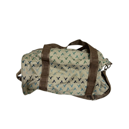 American Eagle Outfitters Tan Eagle Print Duffel Bag