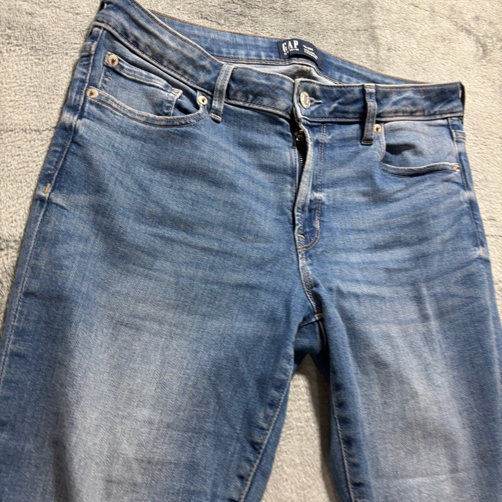 GAP Womens 10/30R Medium Wash Universal Legging Jeans Casual Classic Denim