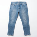 LOFT 6 Womens Blue Modern Denim Crop Jeans Casual Distressed Skinny