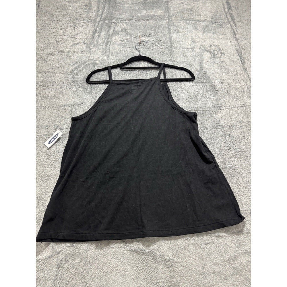 Old Navy M Womens Multi Everywear High Neck Cami 3-Pack Casual Athleisure