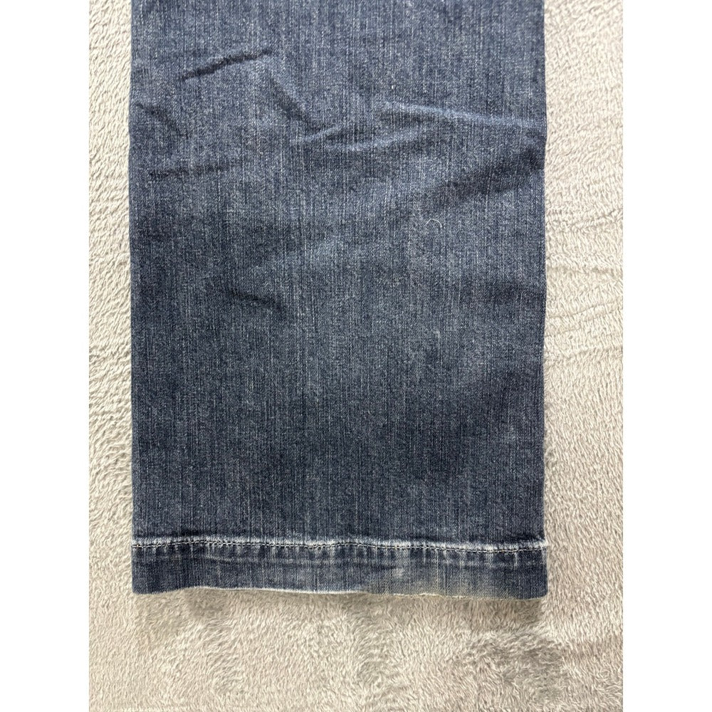 GAP 14L Blue Denim Long and Lean Flare Jeans Womens Vintage Boho Casual