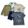 Mixed Brand Boys L 10-12 Multicolor 5pc Shirt Shorts Bundle Casual Athleisure