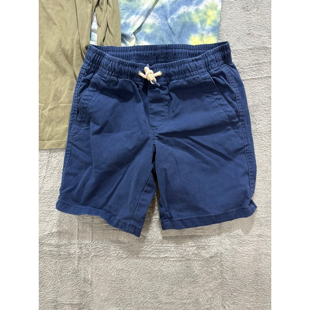 Mixed Brand Boys L 10-12 Multicolor 5pc Shirt Shorts Bundle Casual Athleisure