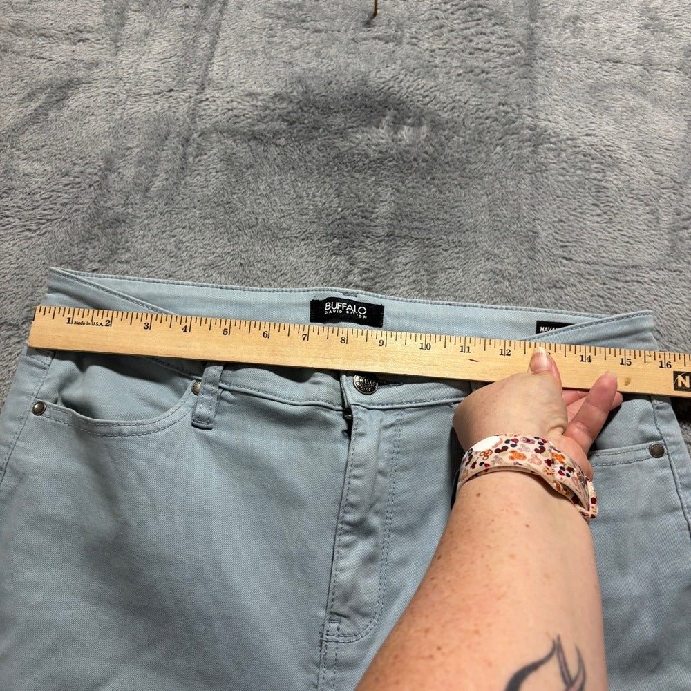 Buffalo David Bitton Womens 10 30 Havana High Rise Ankle Skinny Jeans Gray