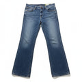 Gap Womens 12L Medium Blue Essential Stretch Bootcut Jeans Vintage Casual Boho