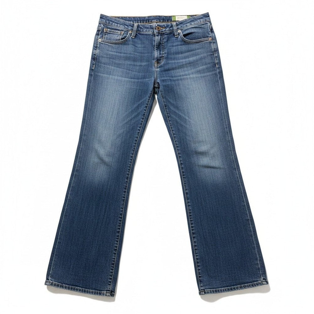 Gap Womens 12L Medium Blue Essential Stretch Bootcut Jeans Vintage Casual Boho