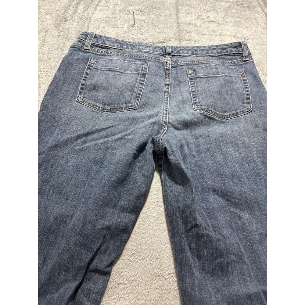 Gap Womens 12L Medium Blue Essential Stretch Bootcut Jeans Vintage Casual Boho