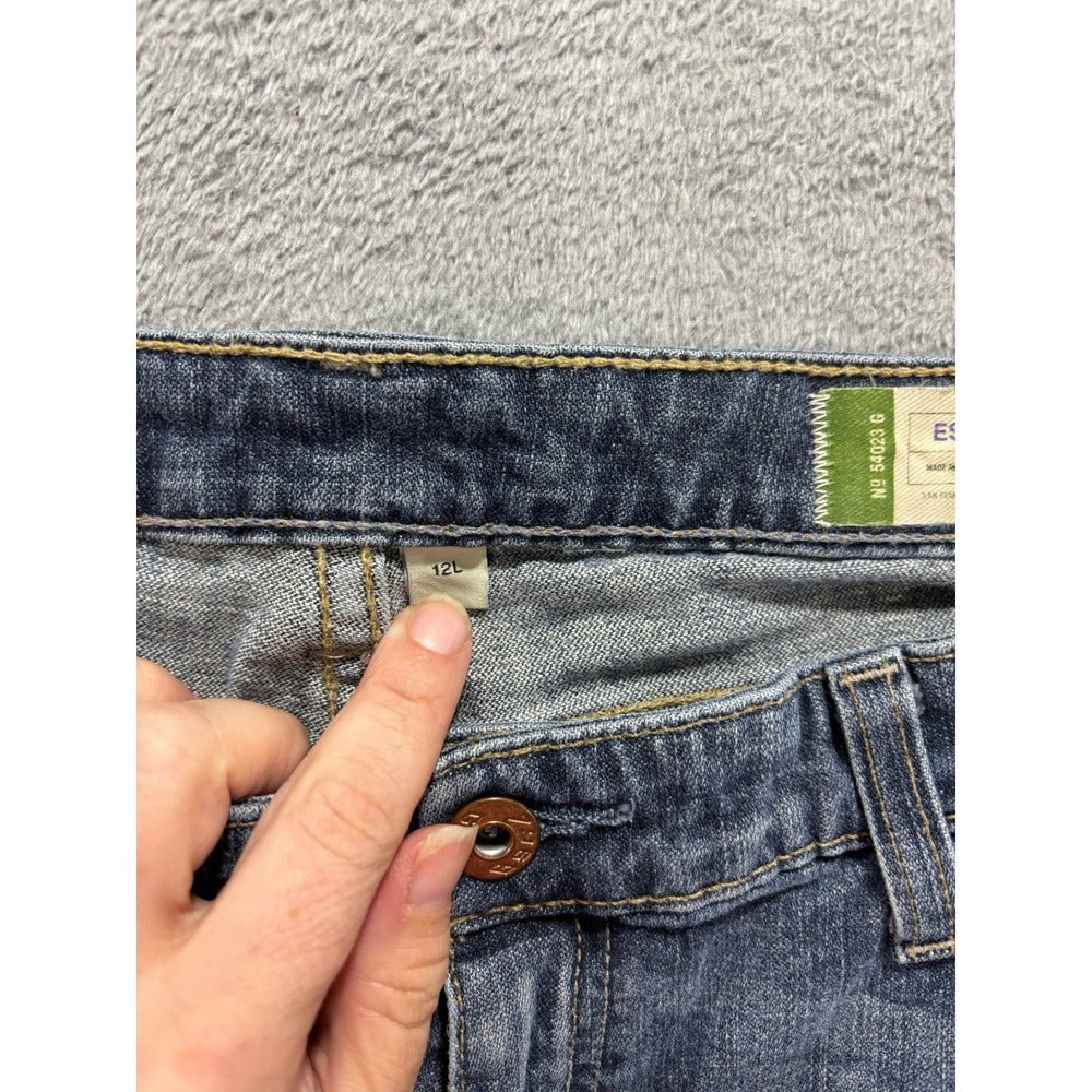 Gap Womens 12L Medium Blue Essential Stretch Bootcut Jeans Vintage Casual Boho