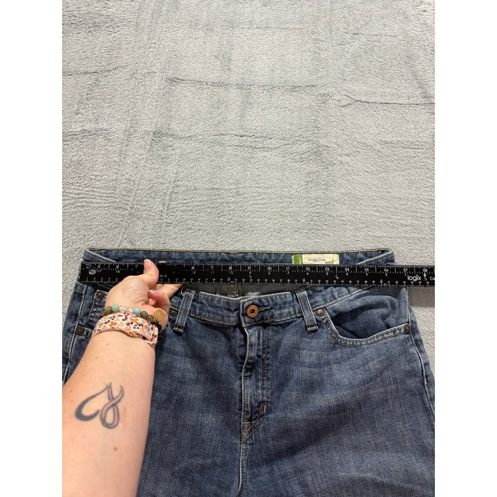 Gap Womens 12L Medium Blue Essential Stretch Bootcut Jeans Vintage Casual Boho