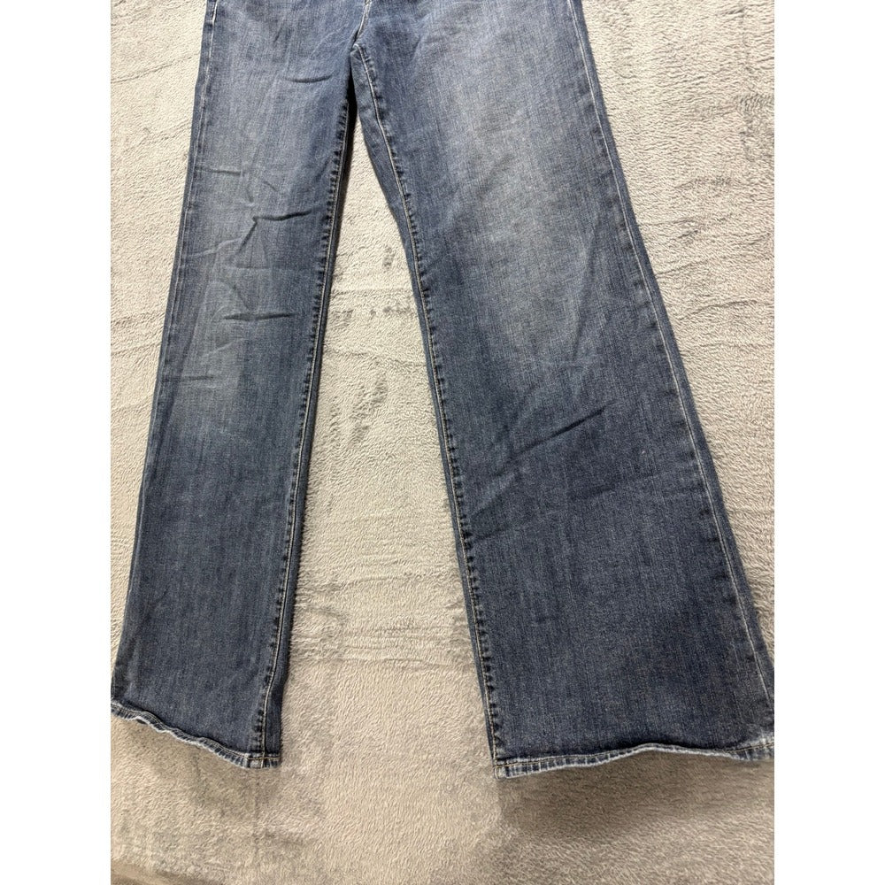 Gap Womens 12L Medium Blue Essential Stretch Bootcut Jeans Vintage Casual Boho
